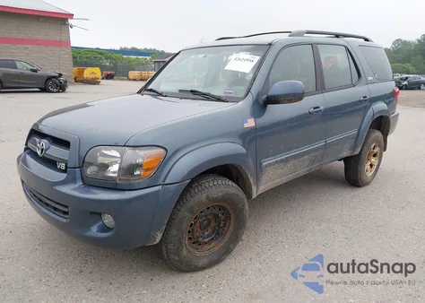 2007 Toyota Sequoia Sr5 V8 from USA, damaged, VIN 5TDBT44A37S279591